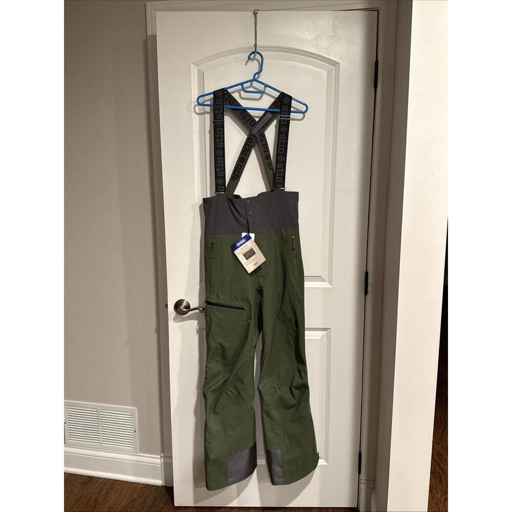 Stio Men's Environ Bib Pine Forest Size Medium Regular NWT $459 MSRP - Picture 2 of 11